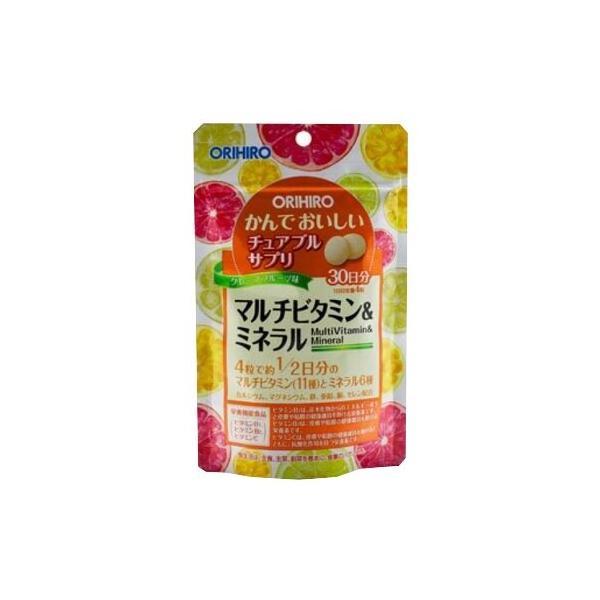 ORIHIRO Мультивитамины и минералы со вкусом тропических фруктов (30 дней)