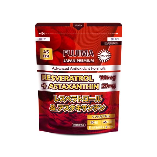 FUJIMA Ресвератрол и астаксантин (45 дней)